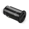 everActive CC-25C carregador de automóvel, 2x USB 12 W, com cabo USB-C