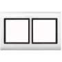 Moldura MERTEN 2 módulos 400219 AQUADESIGN branco polar 400219 400219 (400219)