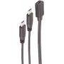 Cabo USB ShiverPeaks BS13-20020 USB 2.0 0,3 m 2x USB-C preto