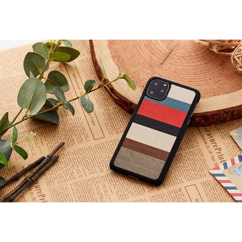 Capa para smartphone man and wood para iPhone 11 Pro — corallina preto