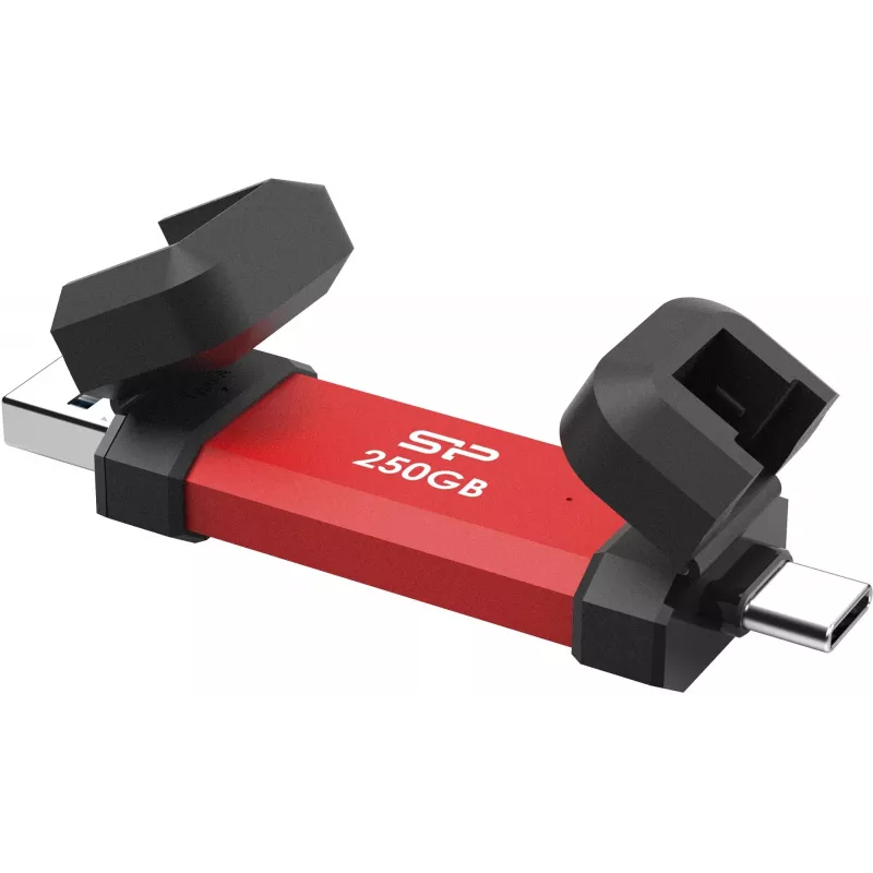 SSD portátil Silicon Power DS72 250GB, USB-C/USB-A 3.2 Gen 2