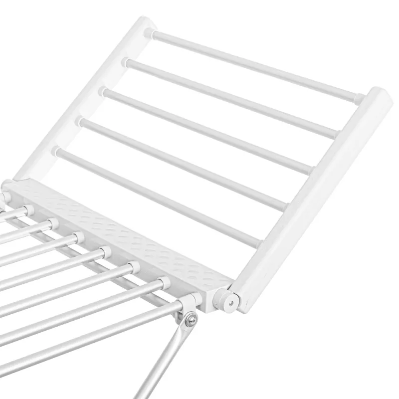 Estendal elétrico dobrável Adler AD 7821 – prata e branco, grau de proteção IP22