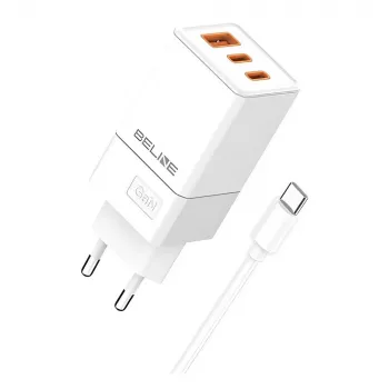 Carregador Beline BELI02751 65W 2×USB-C + USB-A