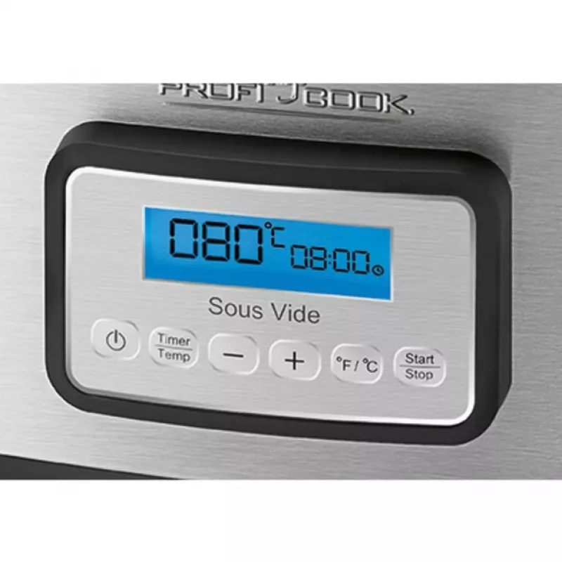 ProfiCook PC-SV 1112 8 L 520 W preto, aço inoxidável
