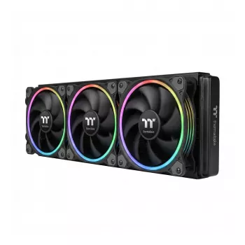 120mm THERMALTAKE TS120 EX RGB ventoinha para caixa, pack de 3, preto
