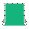 Conjunto de tripés de fundo Puluz PKT5204 2×2 m com 3 fundos — conjunto de suportes de fundo de estúdio