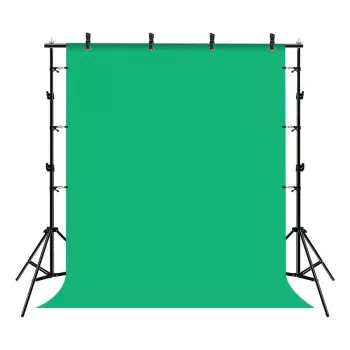 Conjunto de tripés de fundo Puluz PKT5204 2×2 m com 3 fundos — conjunto de suportes de fundo de estúdio