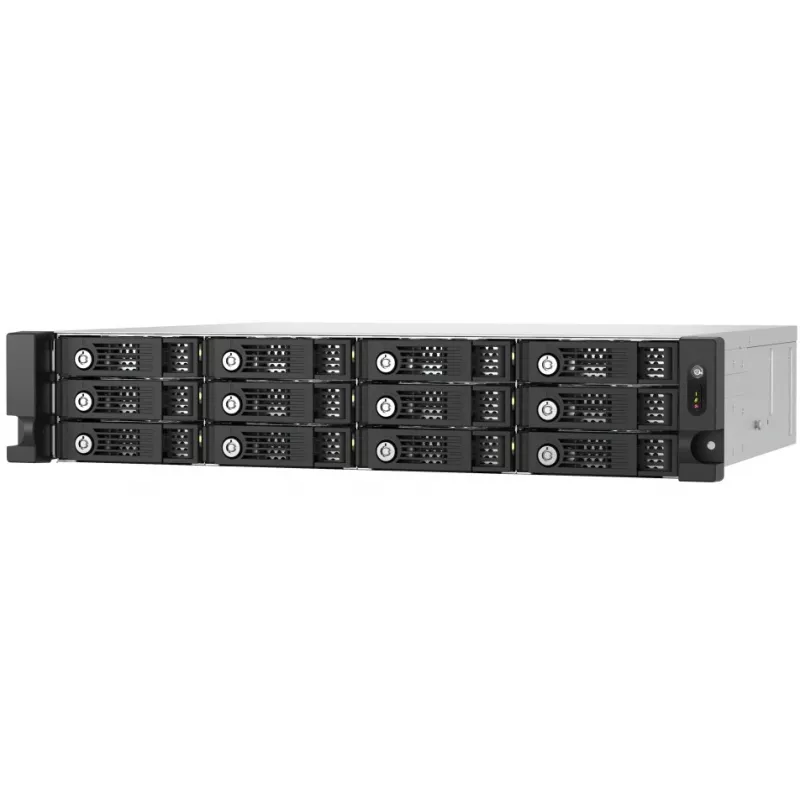 QNAP - conjunto de discos - 12 baías (SATA-600) - SAS 12Gb/s (externo) - Rack - montagem - 2U (TL-R1200PES-RP)