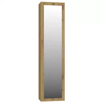 Mesa de cabeceira Top e Shop DUO SZAFKA ARTISAN — estrutura carvalho, 2 prateleiras, 1 porta, 500×350×1800 mm