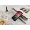 Capa de proteção iKins para iPhone XS Max – design de flores aquáticas, preta
