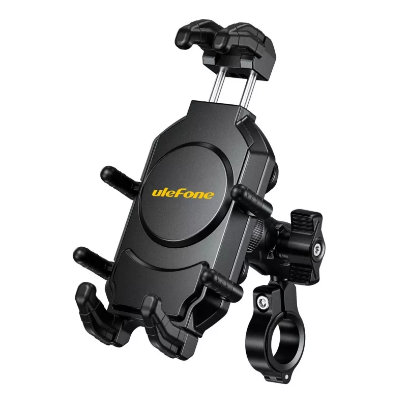 Suporte passivo UleFone Armor Mount Pro para telemóveis — suporte, para bicicleta e trotinete, preto