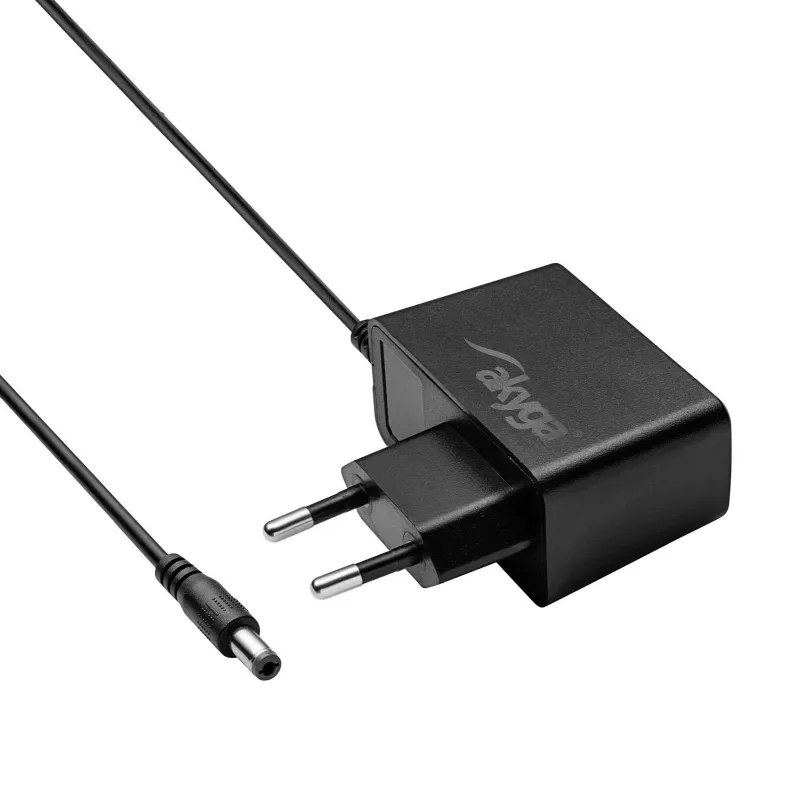 Fonte de alimentação Akyga AK-PD-32 para teclados Casio, 9 V, 1 A, 9 W, 5,5 x 1,4 mm, 1,5 m