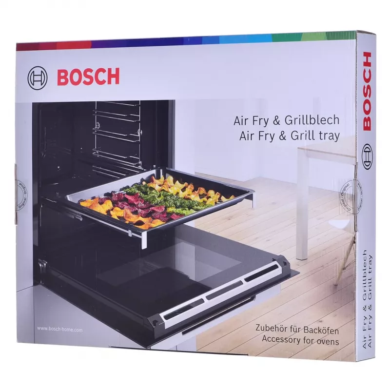 Peça/acessório de forno Bosch HEZ629070 grelhador preto aço