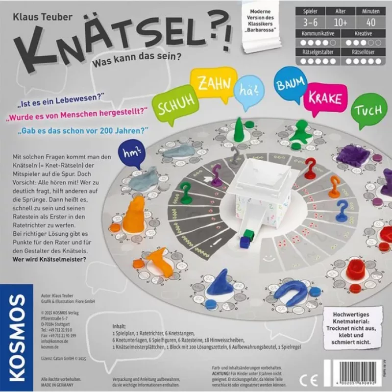 Kosmos 69089 Jogo de tabuleiro Trivia