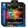 Brush Pen Staedtler Pigment Arts 36 cores