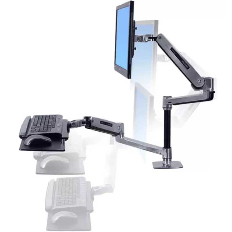 ERGOTRON WorkFit-LX, sistema de montagem em secretária sentado/em pé
