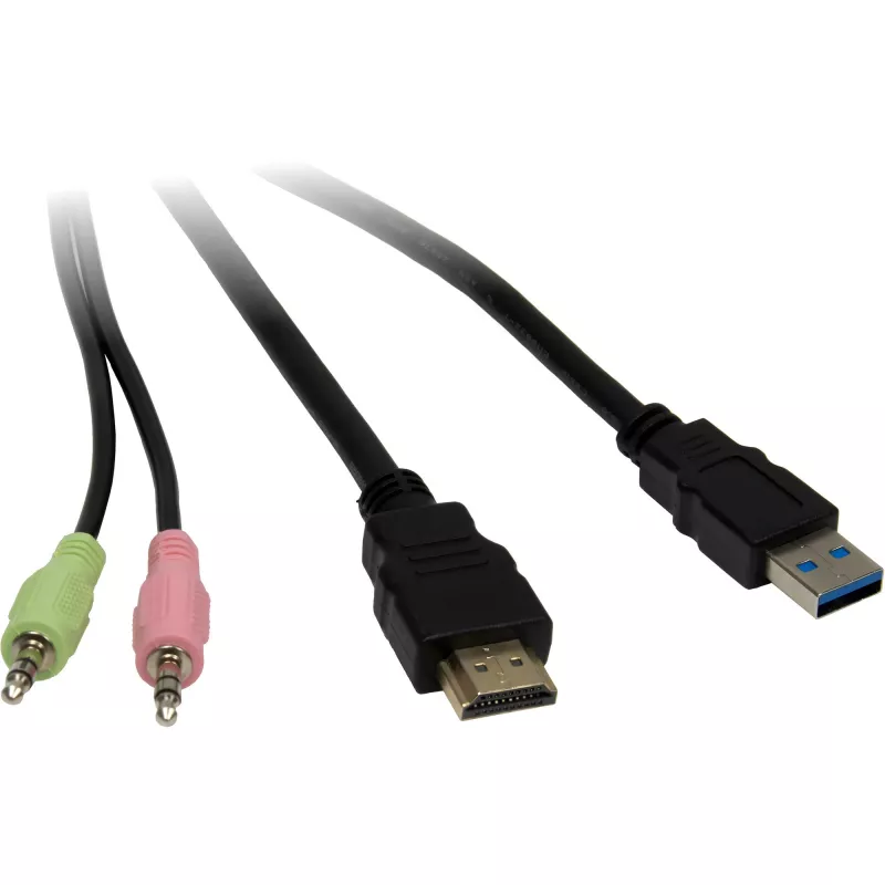 KVM-Switch Inter-Tech IPC AS-41HUS 4 portas USB