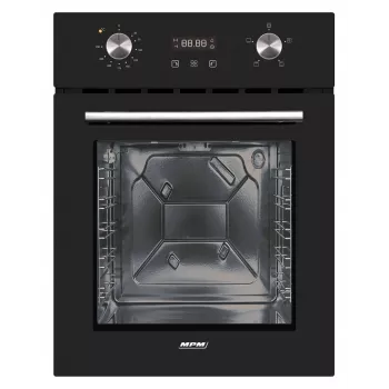 Forno elétrico de encastrar MPM MPM-45-BO-23C, 50 L, 220–240 V, 2000 W, controlo tátil e rotativo, preto
