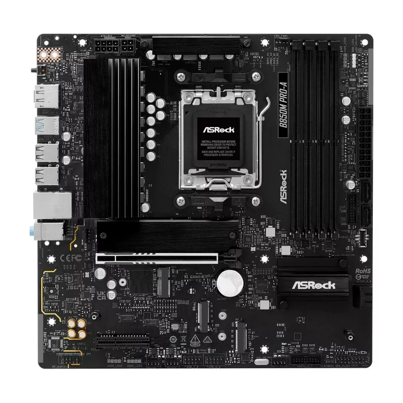Placa-mãe ASRock B850M Pro-A AM5 Micro-ATX