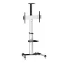 Carrinho/suporte multimédia LogiLink BP0025 branco ecrã plano