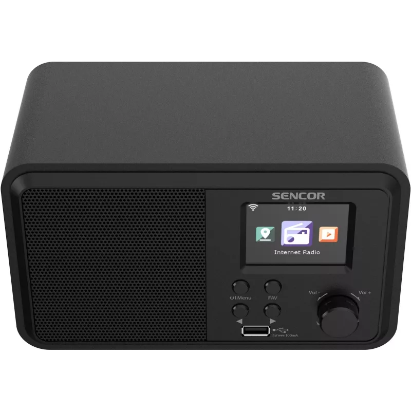Rádio de mesa SENCOR SIR 5100WDB — 4 W, Wi‑Fi, FM