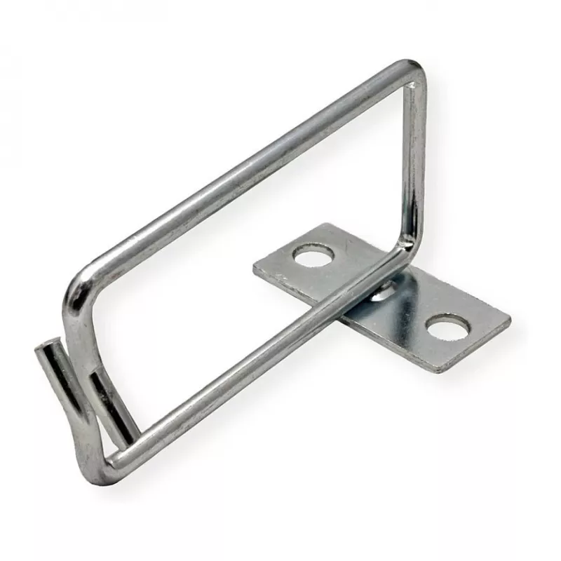 Passagem de cabos ROLINE, 40x80 mm, metal, entrada lateral de cabos