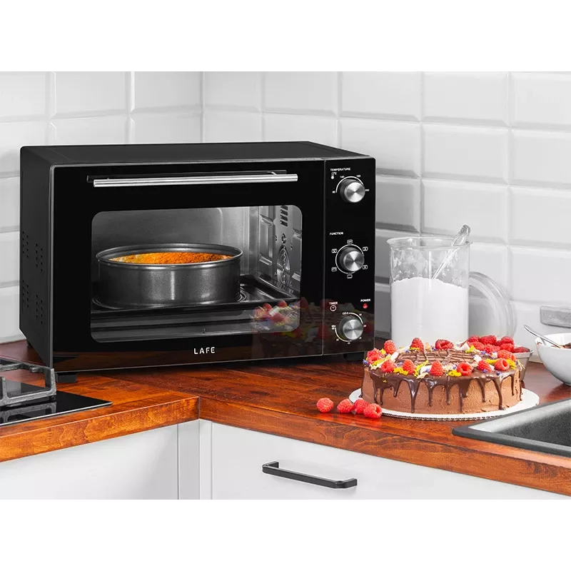 LAFE HeatMaster PIW-005 Forno elétrico, 48 L, 1800 W, convecção, espeto rotativo