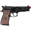 Pistola de polícia de brincar em metal Pulio modelo 15539/6 — construção em metal, acessório de brinquedo