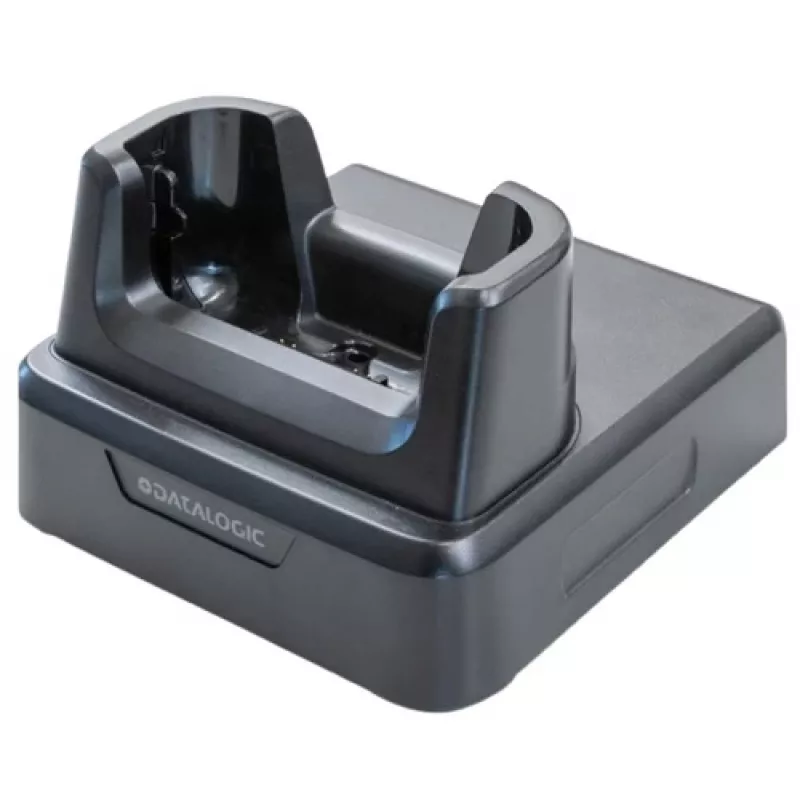 Datalogic Base de carregamento de uma ranhura, apenas para carregar, requer: cabo USB-C/94ACC0327 e adaptador de corrente/94ACC0383, o carregamento sem a capa de borracha requer um adaptador para