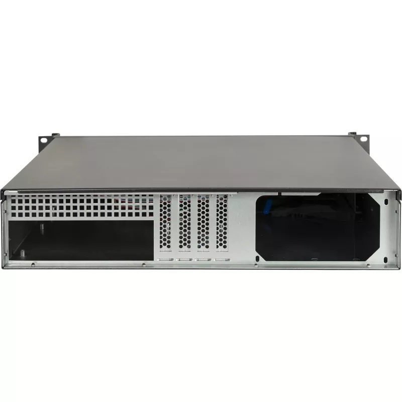 Inter-Tech 2U-K-240L chassis de servidor rack 2U para Micro-ATX, preto