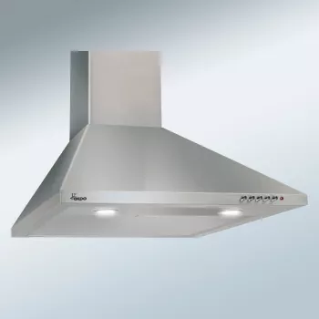 Exaustor de parede Akpo WK-4 Classic Eco 450 m³/h aço inoxidável