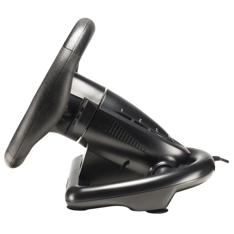 Volante + pedais Subsonic SA5426-NG preto USB rotação 180°