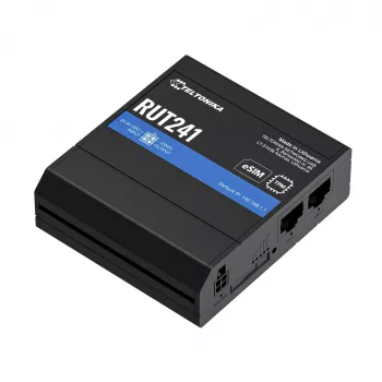 Router LTE WiFi 4 Teltonika RUT241 versão eSIM Europa com fonte de alimentação UE (RUT241210000)