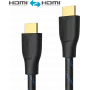PureLink Sonero cabo HDMI Premium X-PHC011-030HDMI 2.0 HighSpeed revestimento de nylon - cabo - digital/display/vídeo