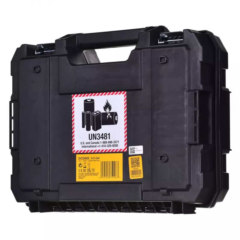 BERBEQUIM-APARAFUSADOR Dewalt DCD805P2T 18V 2X5,0AH BL Tstak