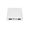 Powerbank Extralink EPB-078W 10000 mAh branco, USB-C, saída 10 W, carrega até 2 dispositivos