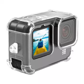 Capa com tampa de lente e alça de pescoço PULUZ para GoPro Hero 9 / 10 / 11