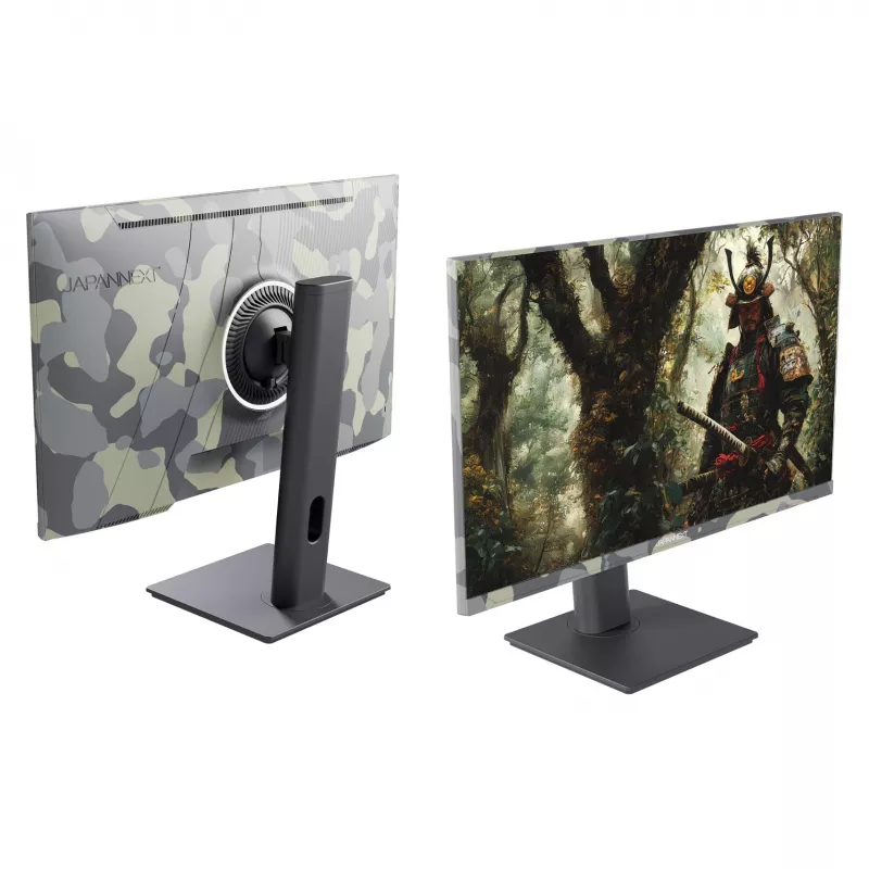 Monitor de computador JAPANNEXT JN-IPS238FHD200F-HSP-CAMO 61 cm (24 polegadas) 1920 x 1080 píxeis Full HD LCD preto