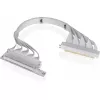 Cabo riser Thermaltake PCI-E 4.0 Dual 90 Degree, 40 cm, branco (AC-077-CO6OTN-C1)