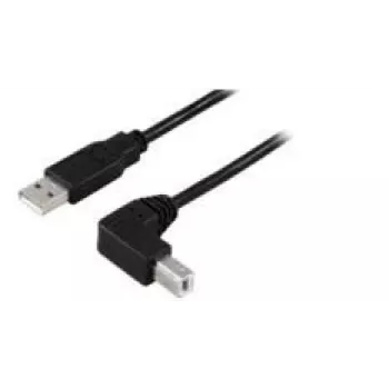 Cabo USB Microconnect USBAB2ANGLE10 10 m USB A USB B preto