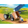 Playmobil ceifeira-debulhadora com atrelado - jogo simbólico e brincadeira imaginativa para crianças dos 6 aos 9 anos - Fat Brain Toys