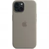 Capa de silicone com MagSafe para iPhone 15 – Clay
