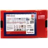 FixTainer - DUOPOWER & DUOSEAL + parafusos, buchas cinzento-claro/vermelho, 275 peças