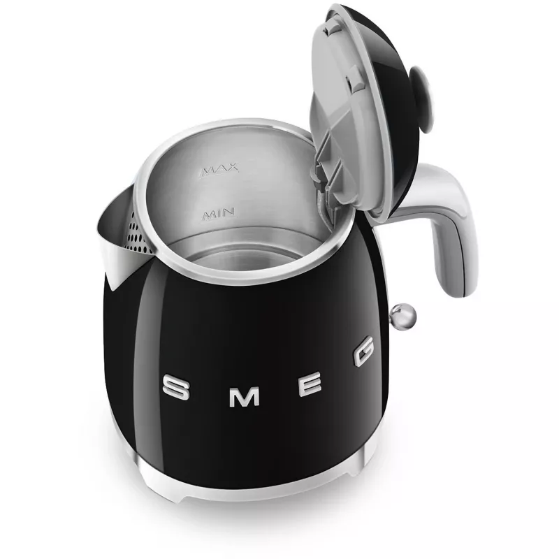 Chaleira SMEG (KLF05BLEU) mini 0,8L preta