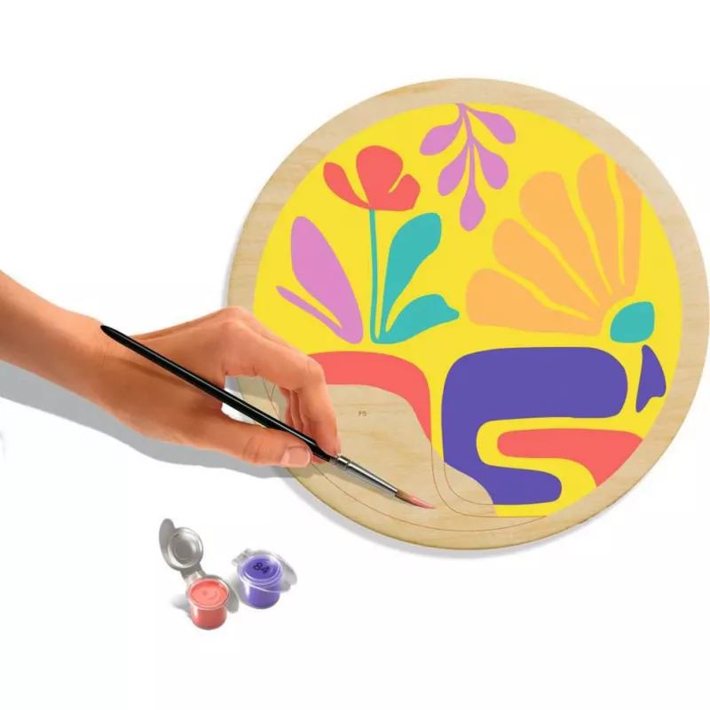 Conjunto de puzzle Ravensburger CreArt Wooden - Organic Vibrations, conjunto de puzzle criativo de madeira