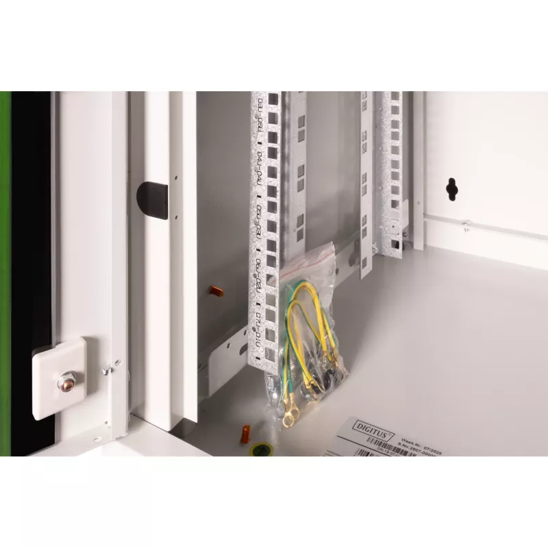 DIGITUS® Armário de parede 7HE - cinzento, RAL 7035 - 48,3 cm (19