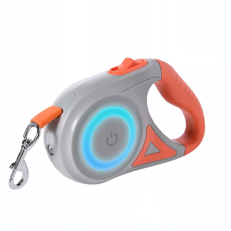 Treia retrátil com LED Extralink para cão 5 m com luz lateral