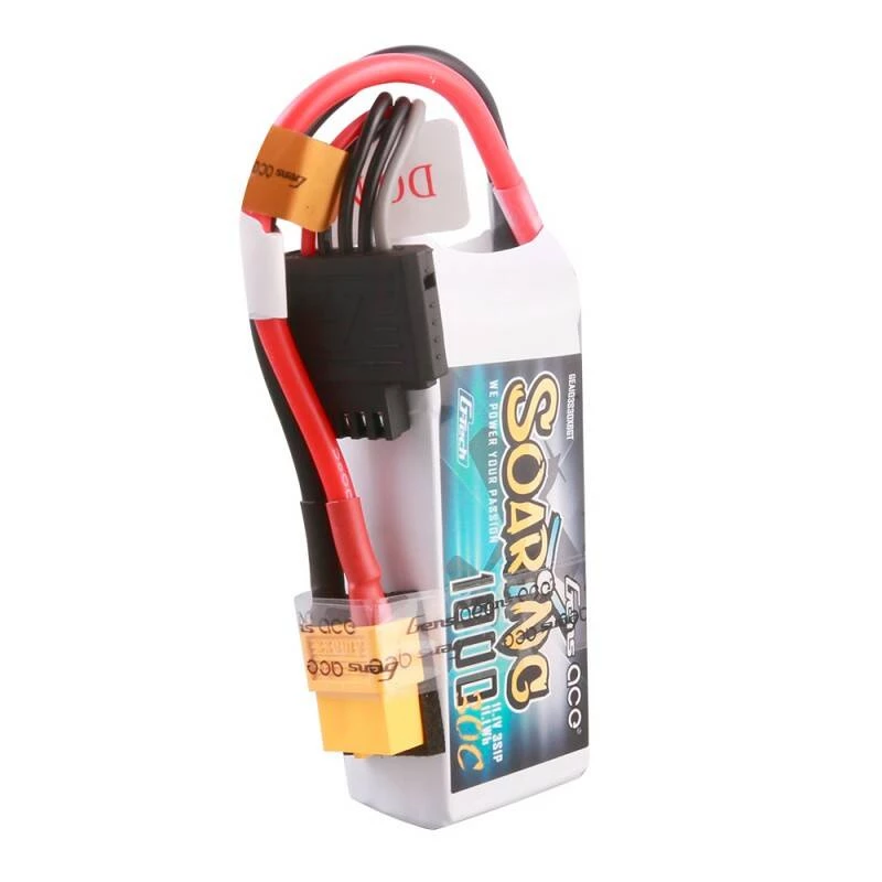 Bateria Gens ace Soaring 1000mAh 11,1V 30C 3S1P Lipo Pack