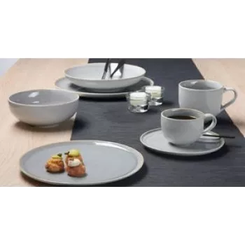 Prato fundo de porcelana ritzenhoff & breker SKAGEN STONE 215 mm — adequado para máquina de lavar louça
