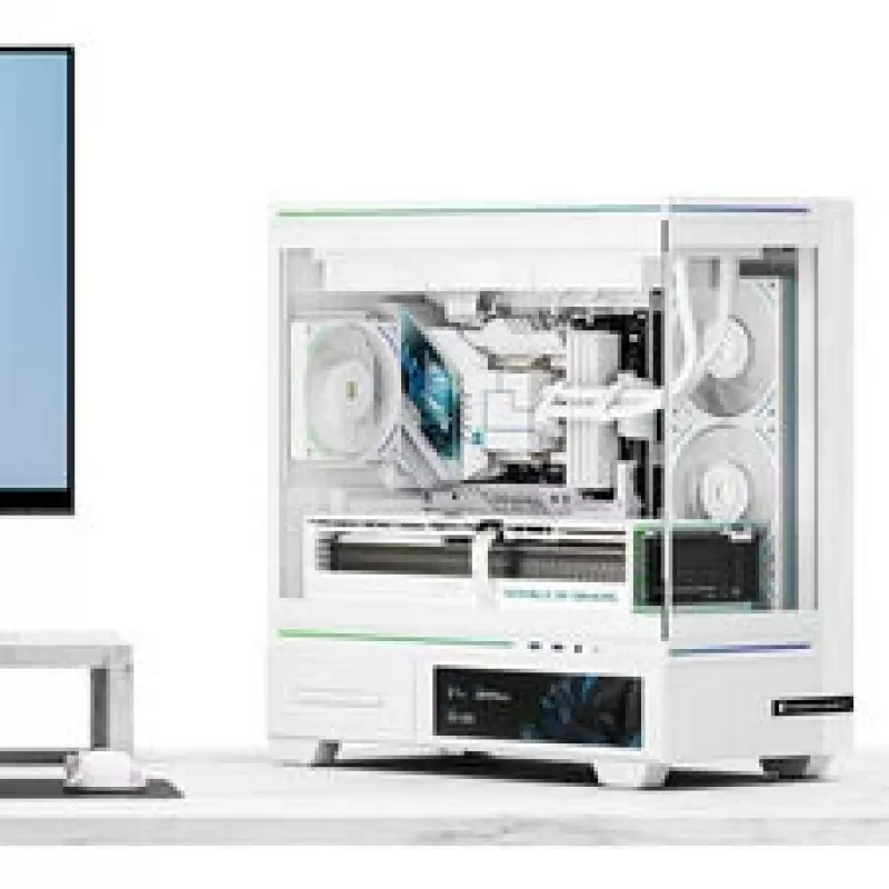 Thermalright TL-M10 Vision caixa de PC, caixa mini, mATX, RGB, vidro temperado – branco